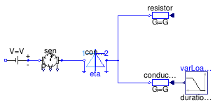 Buildings.Electrical.DC.Conversion.Examples.DCDCConverter