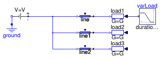 Buildings.Electrical.DC.Lines.Examples.DCLine