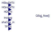 Buildings.Fluid.SolarCollectors.BaseClasses.ASHRAESolarGain