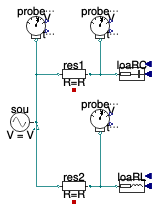 Buildings.Electrical.AC.OnePhase.Sensors.Examples.Probe