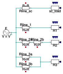 Buildings.Electrical.AC.OnePhase.Lines.Examples.ACLine_R