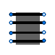 Buildings.Fluid.Interfaces.EightPortHeatMassExchanger
