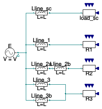 Buildings.Electrical.AC.OnePhase.Lines.Examples.ACLine_L