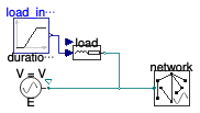 Buildings.Electrical.AC.OnePhase.Lines.Examples.ACSimpleGrid