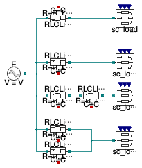 Buildings.Electrical.AC.ThreePhasesUnbalanced.Lines.Examples.ACLine_RLC
