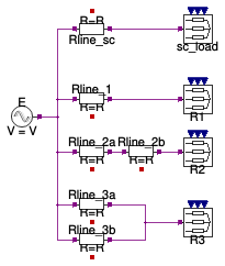 Buildings.Electrical.AC.ThreePhasesUnbalanced.Lines.Examples.ACLine_R_N
