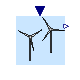 Buildings.Electrical.AC.ThreePhasesUnbalanced.Sources.BaseClasses.BaseUnbalancedWindTurbine