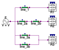 Buildings.Electrical.AC.ThreePhasesUnbalanced.Lines.Examples.ACLine_N