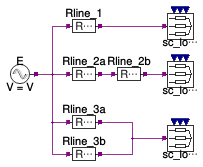 Buildings.Electrical.AC.ThreePhasesUnbalanced.Lines.Examples.ACLineMatrix_RL_N