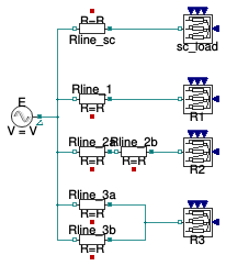 Buildings.Electrical.AC.ThreePhasesBalanced.Lines.Examples.ACLine_R