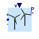 Buildings.Electrical.DC.Sources.WindTurbine