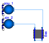 Buildings.Fluid.Geothermal.Boreholes.BaseClasses.Examples.BoreholeSegment