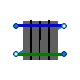 Buildings.Fluid.HeatExchangers.DryCoilCounterFlow