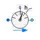 Buildings.Fluid.Sensors.SpecificEnthalpyTwoPort