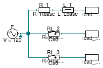 Buildings.Electrical.AC.OnePhase.Lines.Examples.ACLine_RL