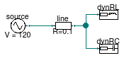 Buildings.Electrical.AC.OnePhase.Loads.Examples.DynamicLoads