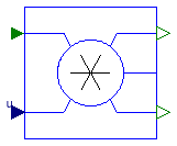 Buildings.HeatTransfer.Radiosity.RadiositySplitter