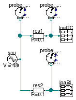 Buildings.Electrical.AC.ThreePhasesBalanced.Sensors.Examples.Probe