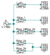 Buildings.Electrical.AC.ThreePhasesUnbalanced.Lines.Examples.ACLine_L