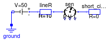 Buildings.Electrical.DC.Lines.Examples.Resistance