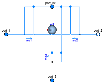 Buildings.Fluid.BaseClasses.PartialThreeWayResistance