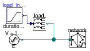 Buildings.Electrical.AC.ThreePhasesBalanced.Lines.Examples.ACSimpleGridMedium