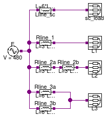 Buildings.Electrical.AC.ThreePhasesUnbalanced.Lines.Examples.ACLine_L_N