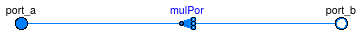 Buildings.Fluid.HeatExchangers.BaseClasses.PipeManifoldNoResistance