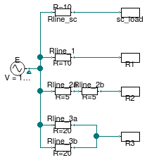 Buildings.Electrical.AC.OnePhase.Lines.Examples.ACLine_R