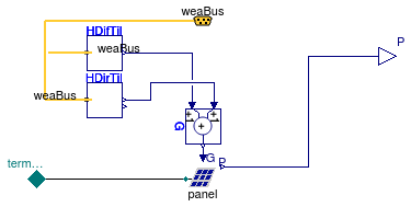 Buildings.Electrical.AC.OnePhase.Sources.PVSimpleOriented