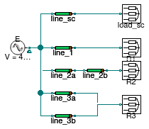 Buildings.Electrical.AC.ThreePhasesBalanced.Lines.Examples.ACLine