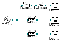 Buildings.Electrical.AC.ThreePhasesUnbalanced.Lines.Examples.ACLine_RL