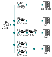 Buildings.Electrical.AC.ThreePhasesUnbalanced.Lines.Examples.ACLine_L