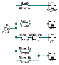 Buildings.Electrical.AC.ThreePhasesUnbalanced.Lines.Examples.ACLine_R