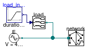 Buildings.Electrical.AC.ThreePhasesBalanced.Lines.Examples.ACSimpleGrid