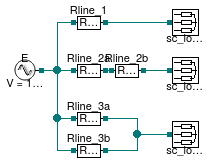 Buildings.Electrical.AC.ThreePhasesUnbalanced.Lines.Examples.ACLineMatrix_RL