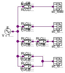 Buildings.Electrical.AC.ThreePhasesUnbalanced.Lines.Examples.ACLine_RLC_N