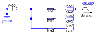 Buildings.Electrical.DC.Lines.Examples.DCLine