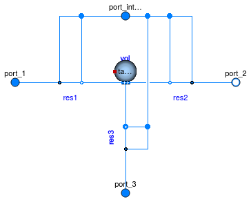 Buildings.Fluid.BaseClasses.PartialThreeWayResistance