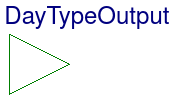 Buildings.Controls.Interfaces.DayTypeOutput