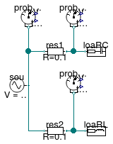 Buildings.Electrical.AC.OnePhase.Sensors.Examples.Probe