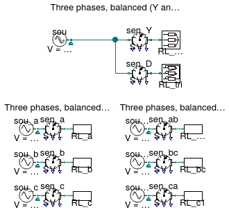 Buildings.Electrical.AC.ThreePhasesBalanced.Loads.Examples.ThreePhases