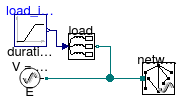 Buildings.Electrical.AC.ThreePhasesBalanced.Lines.Examples.ACSimpleGridMedium