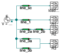 Buildings.Electrical.AC.ThreePhasesBalanced.Lines.Examples.ACLine