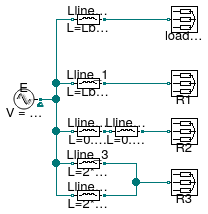 Buildings.Electrical.AC.ThreePhasesBalanced.Lines.Examples.ACLine_L