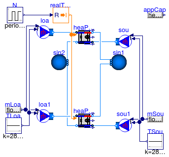 Buildings.Fluid.HeatPumps.Validation.ReciprocatingWaterToWater_Dynamic