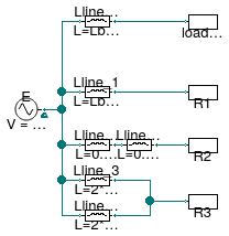 Buildings.Electrical.AC.OnePhase.Lines.Examples.ACLine_L