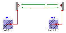 Buildings.HeatTransfer.Radiosity.Examples.OpaqueSurface