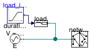 Buildings.Electrical.AC.OnePhase.Lines.Examples.ACSimpleGrid