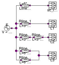 Buildings.Electrical.AC.ThreePhasesUnbalanced.Lines.Examples.ACLine_L_N